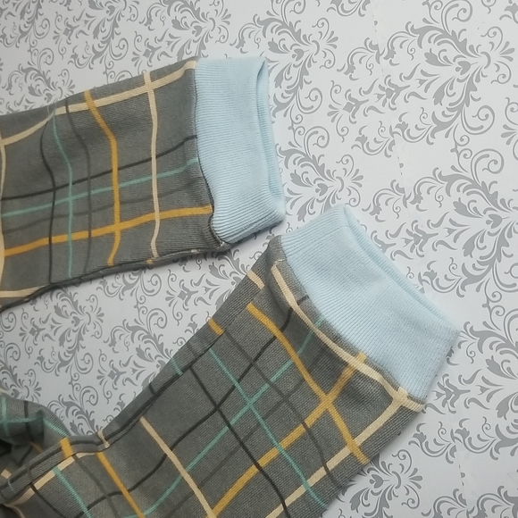 NWT Dot dot smile slate plaid joggers - Picture 3 of 8